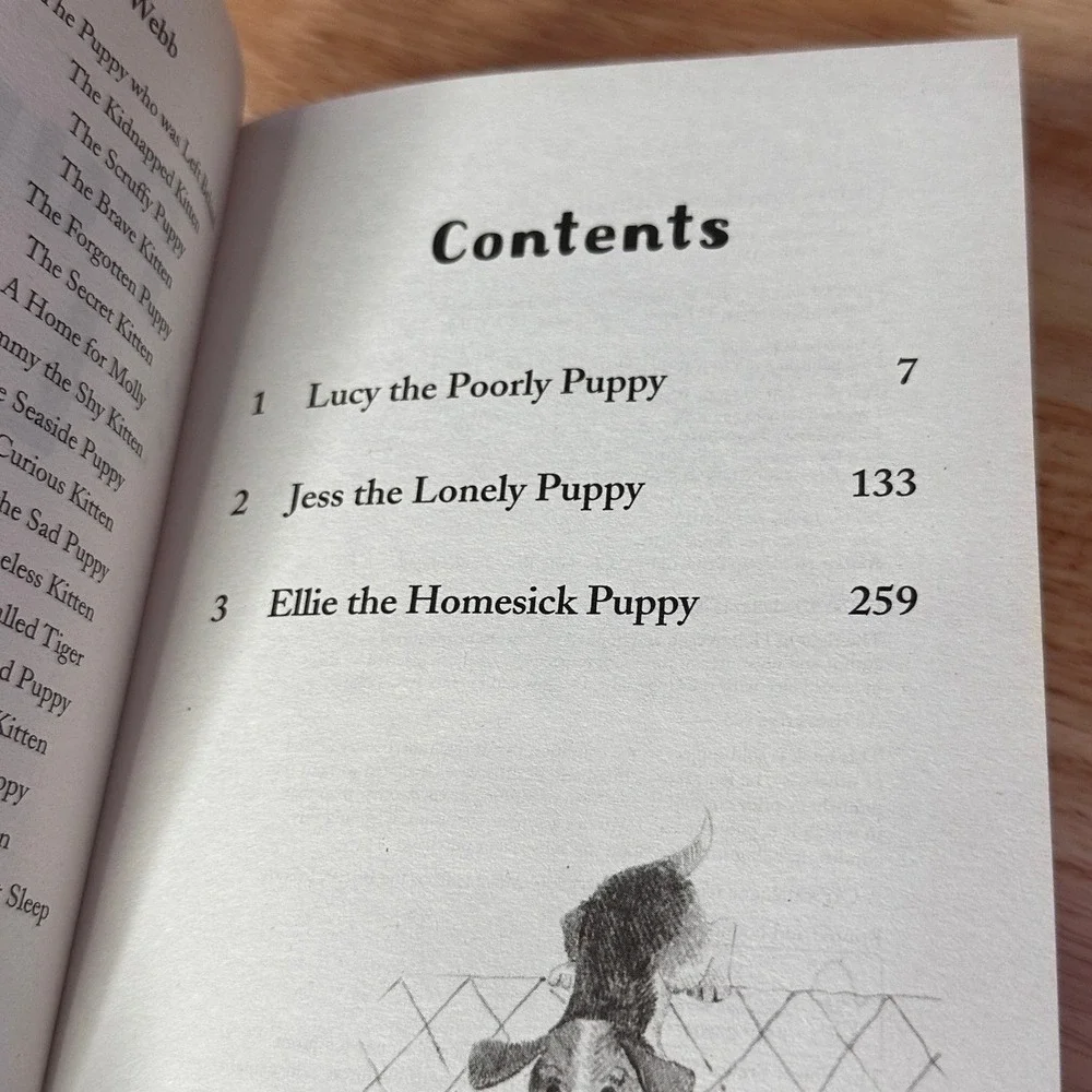 Puppy Love Holly Webb 3 Stories in 1 Book Lucy Jess Ellie Paperback Kids Fiction